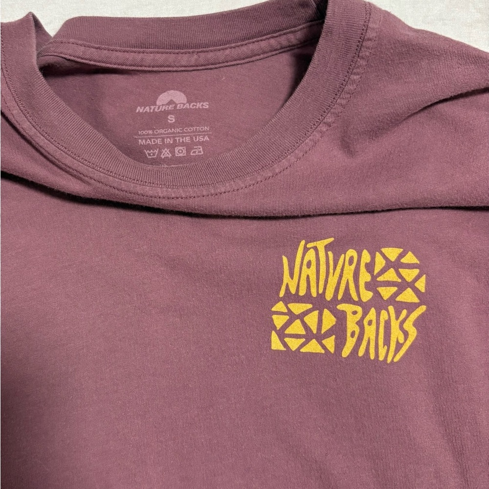 Vibrant Purple and Yellow Short Sleeve Tee with Urban Flair
